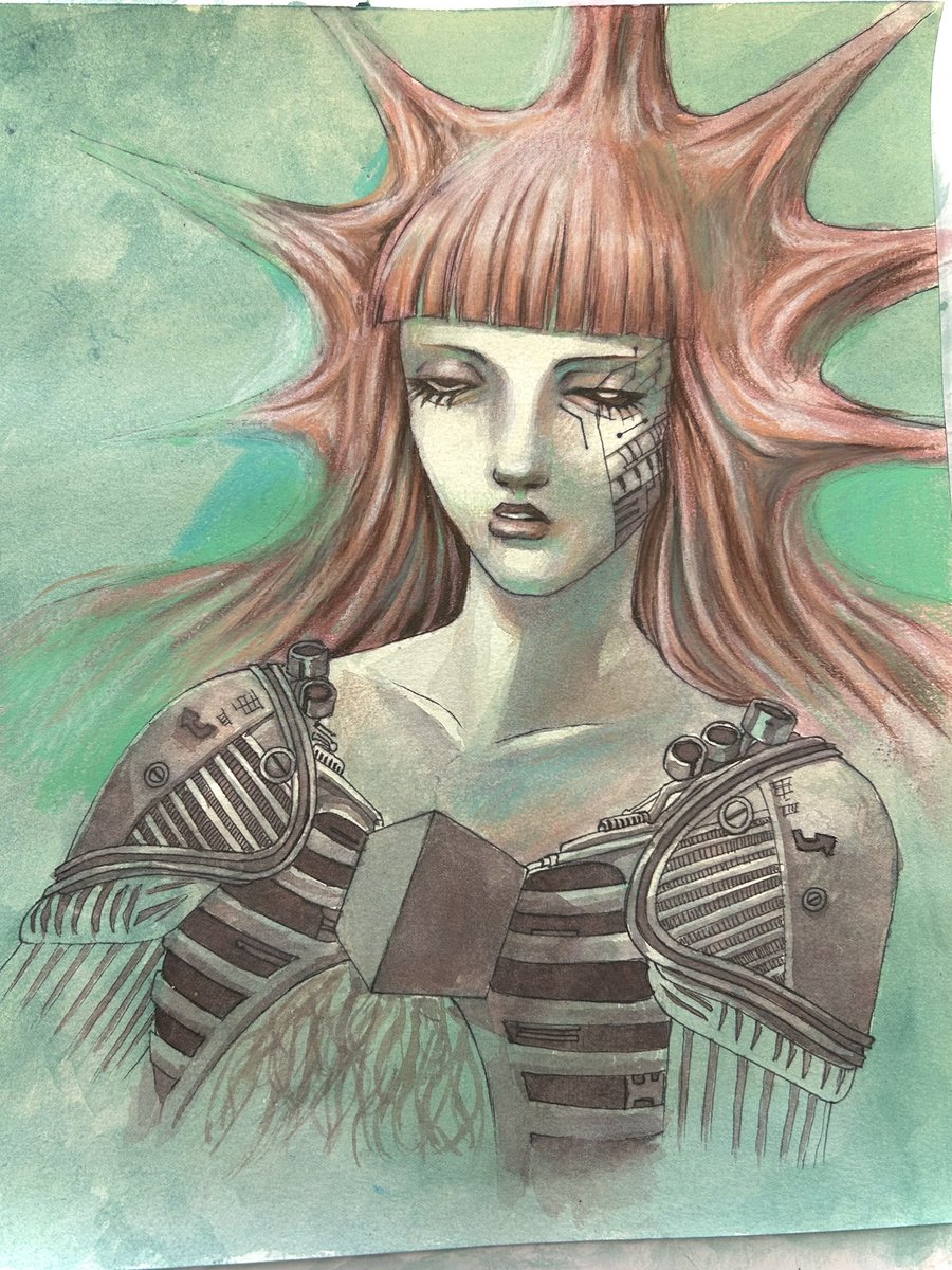 art class painting wip