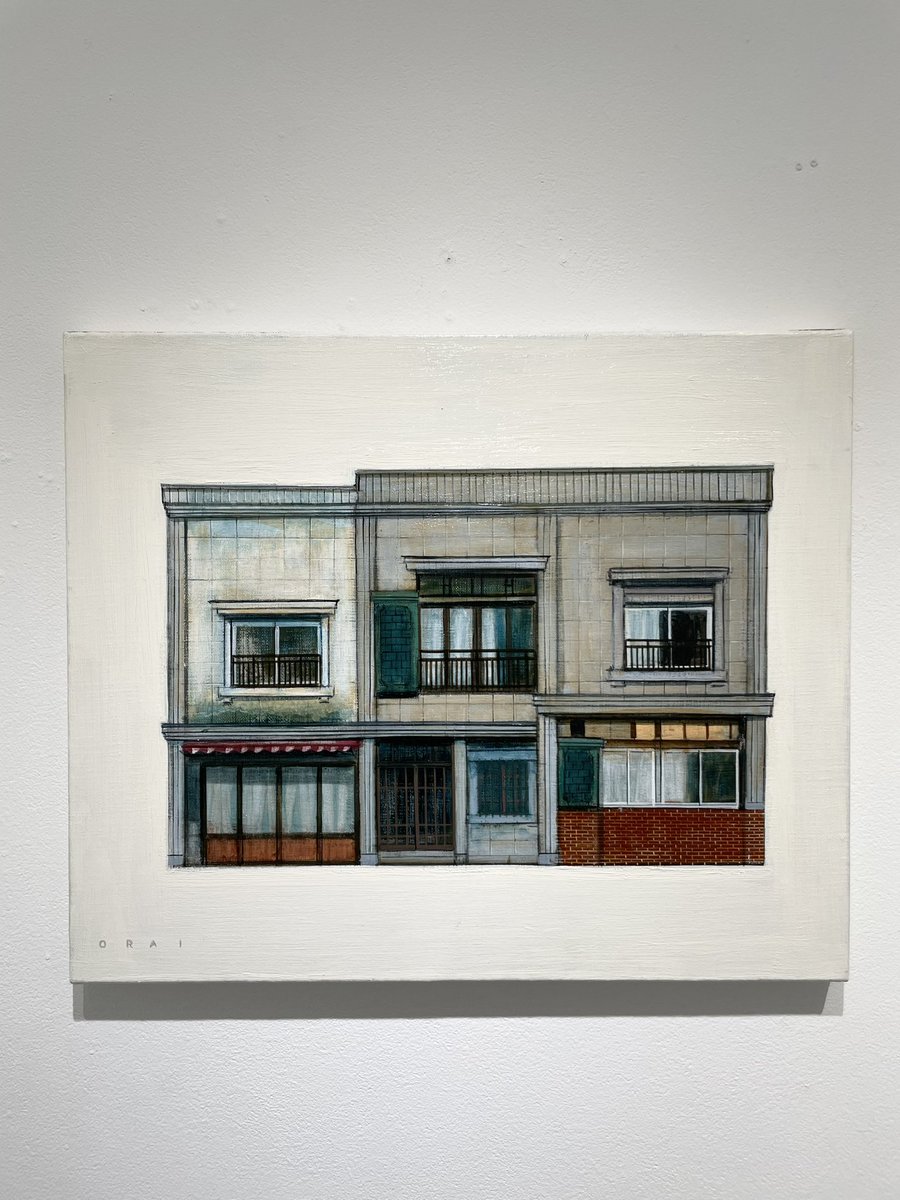 oraitaro's tweet photo. 個展4日目です。
本日も14時から在廊します。

出品作品より「日本橋人形町(一)」

オーライタロー展
ー 堀留町とその周辺 ー
4/28(火)～5/10(日) 月曜休
13~19時 金曜20時迄
最終日12~16時
 #JINENGALLERY 
https://t.co/5fr58hMBSa

隣室ではおおらいえみこ展を開催しています。 https://t.co/H0QZ29yfj1