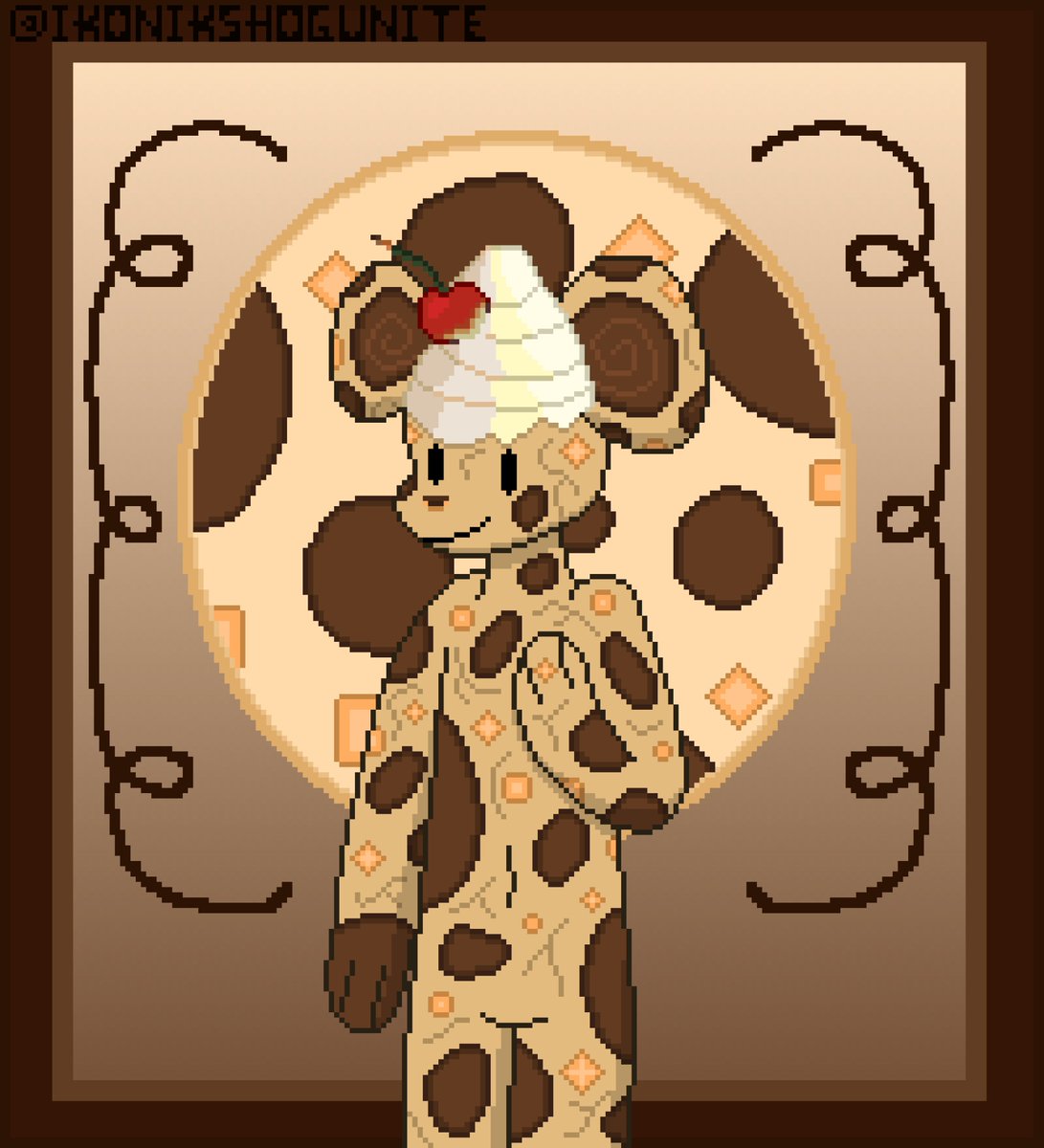 IkonikShogunite's tweet image. Cookie Mouse Deluxe. Now with Caramel bits!
Featuring: cookiemouse.bsky.social

#pixelart #digitalart