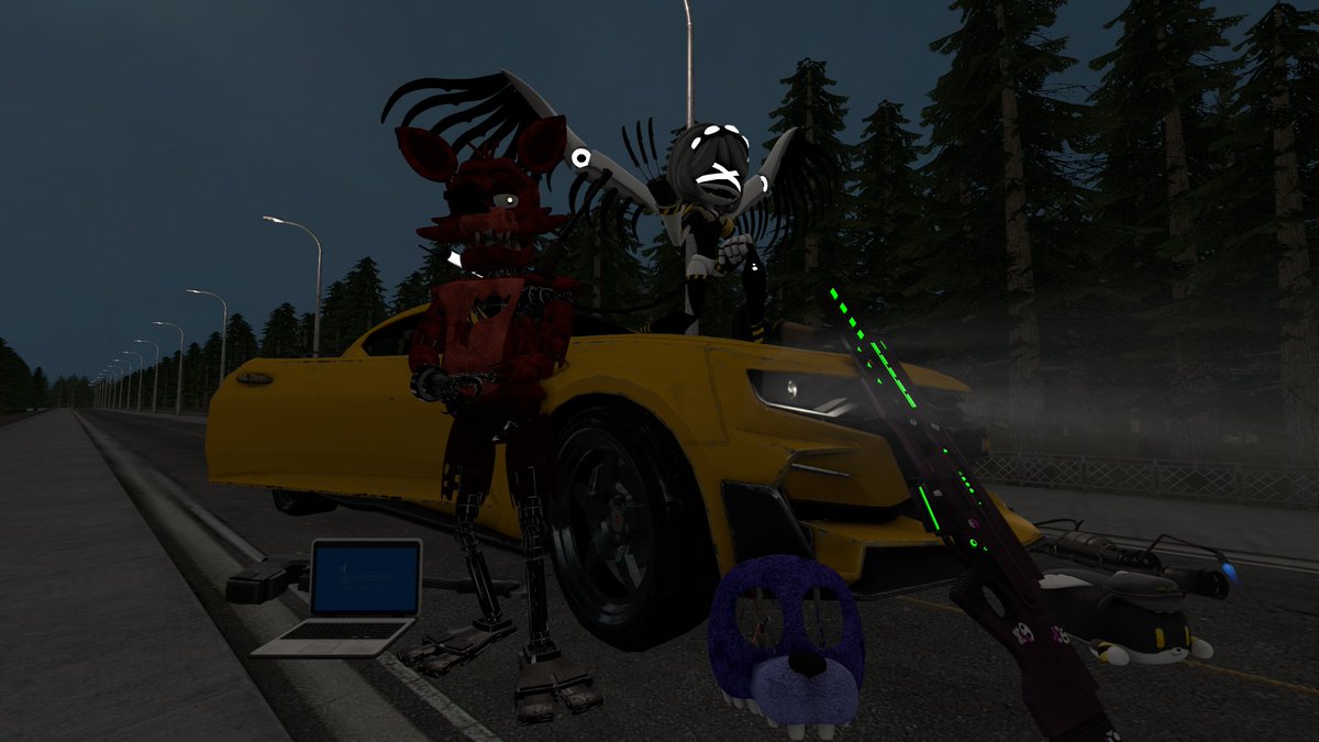 foxy_Rr1's tweet photo. One stop #Murderdrones #FiveNightsAtFreeddys #SerialDestinationV #FNAF #Voxy #Mdtwt https://t.co/Eo5GaUZjwo