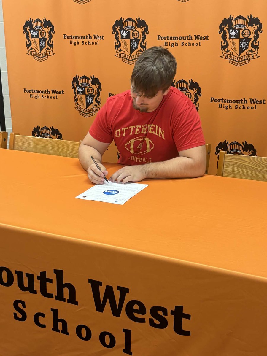 coach_wroten's tweet photo. My son Bo Wroten makes it official today signing to play football  at @Otterbein @Ott_Football excited and happy for his future. Thanks to @todd_gilliland and @SenatorsWest for all they have done for him, me, and his brother @LukasWroten. 

Go Cards! https://t.co/GtqMyED1ei