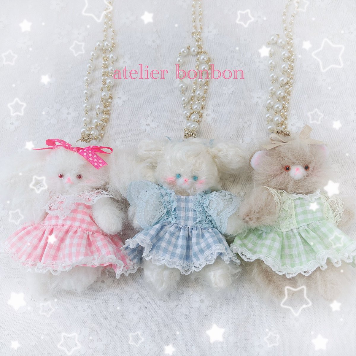 clay_bonbon's tweet image. いよいよ明日から、販売開始です♡♡
Kawaii☆Starsに初出展します☆*:.｡. 
宜しくお願いします
#初出展　#天王寺MIO #teddybear #accessory