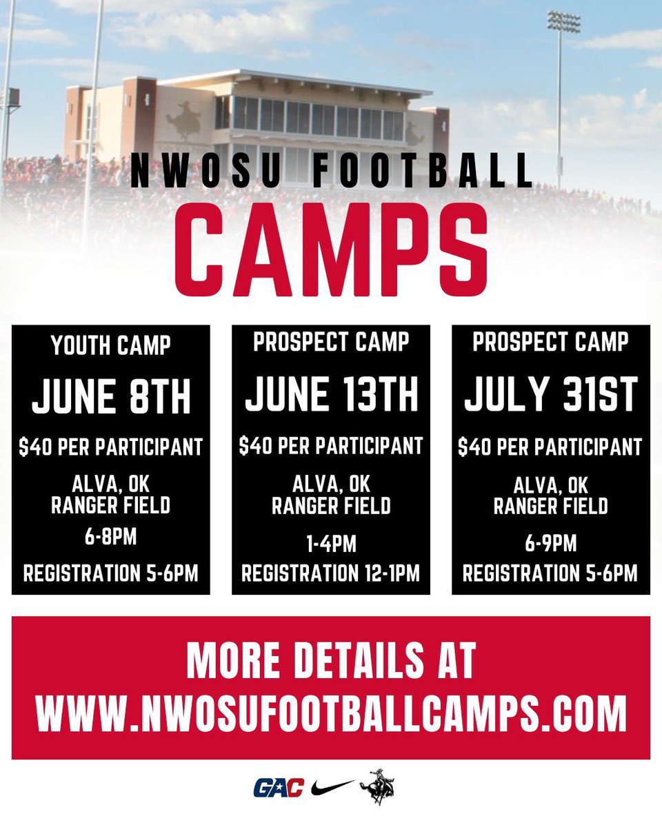 Thank you Coach <a href="/cgor8/">Cameron Gordon</a> and <a href="/nwosufootball/">Ranger Football</a> for the camp invite can’t wait to be there and compete! 
<a href="/TheCoachPowers/">Trevor Powers</a> <a href="/coachallsman/">Coach Nick Allsman</a> <a href="/Coach_Hagans/">Kaleb Hagans</a> <a href="/TheCoachSy/">Syris Dunlap</a> <a href="/LiberalSkinsFB/">Liberal Redskins Football</a>