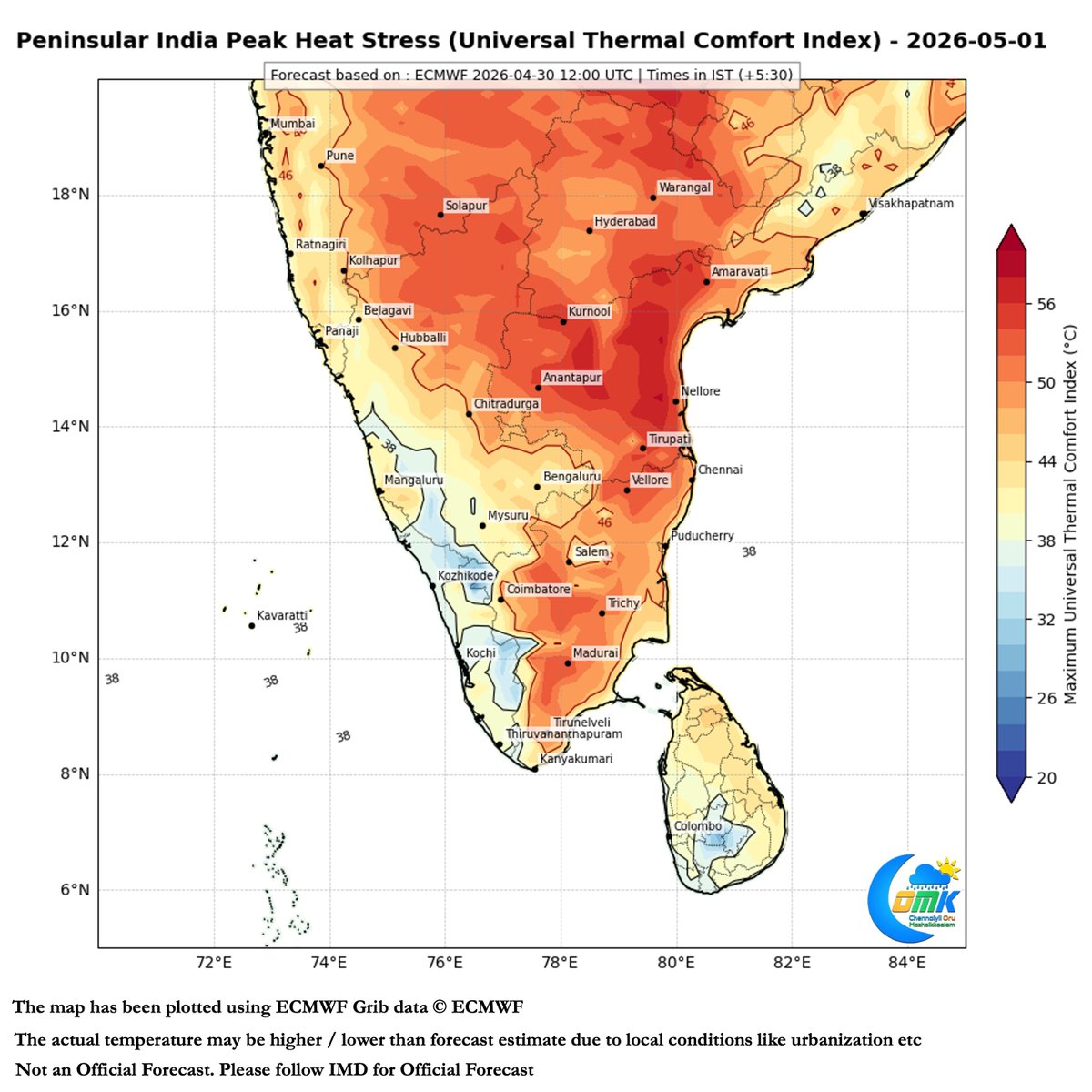 Chennai Rains (COMK) tweet media