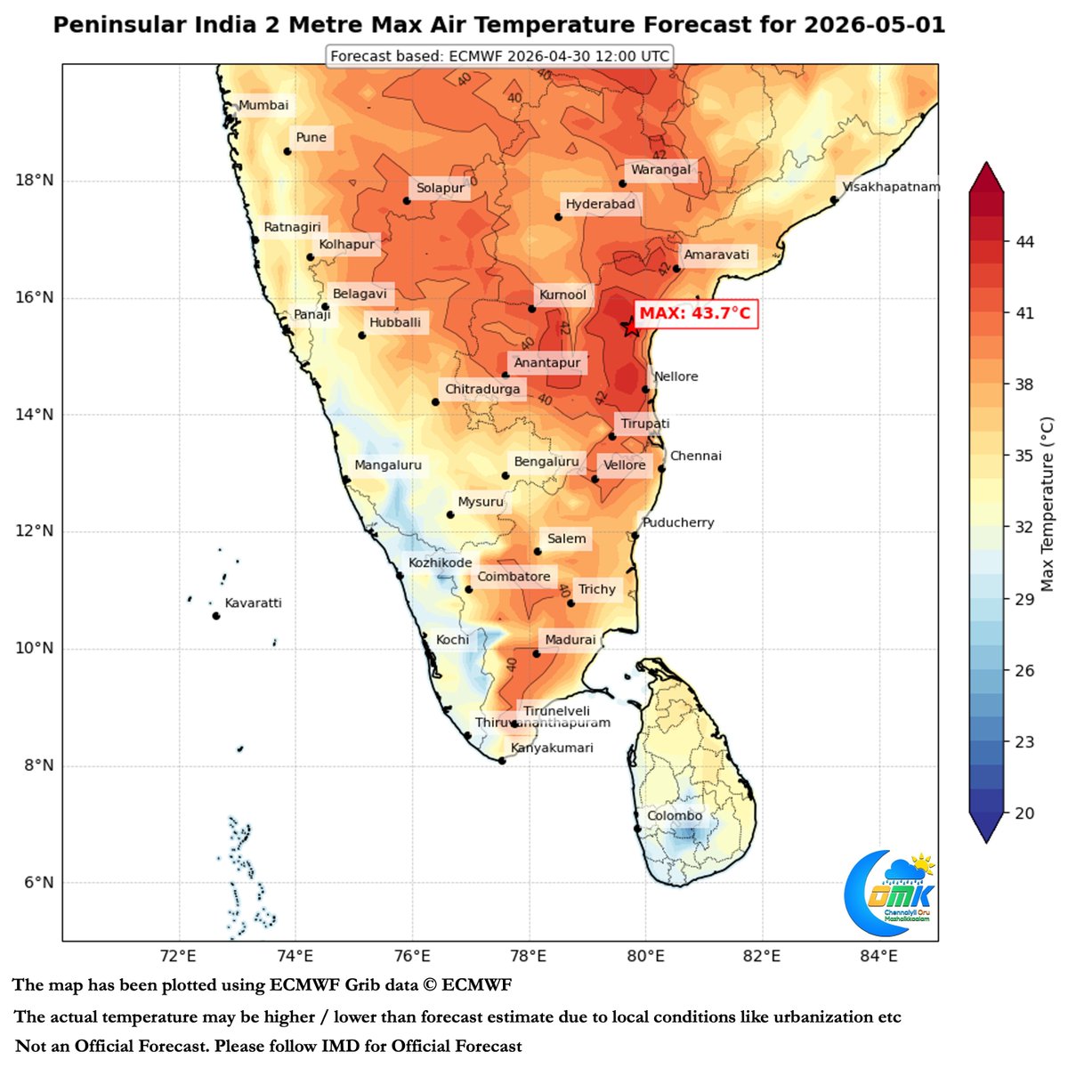 Chennai Rains (COMK) tweet media
