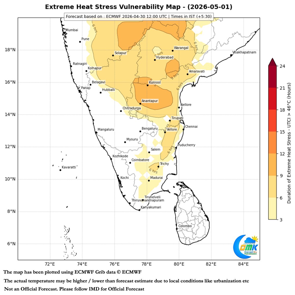 Chennai Rains (COMK) tweet media