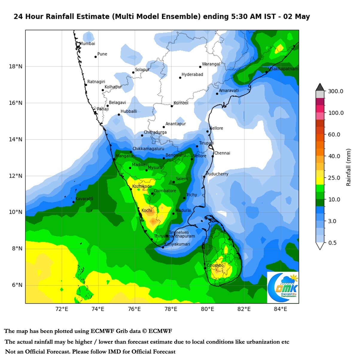 Chennai Rains (COMK) tweet media