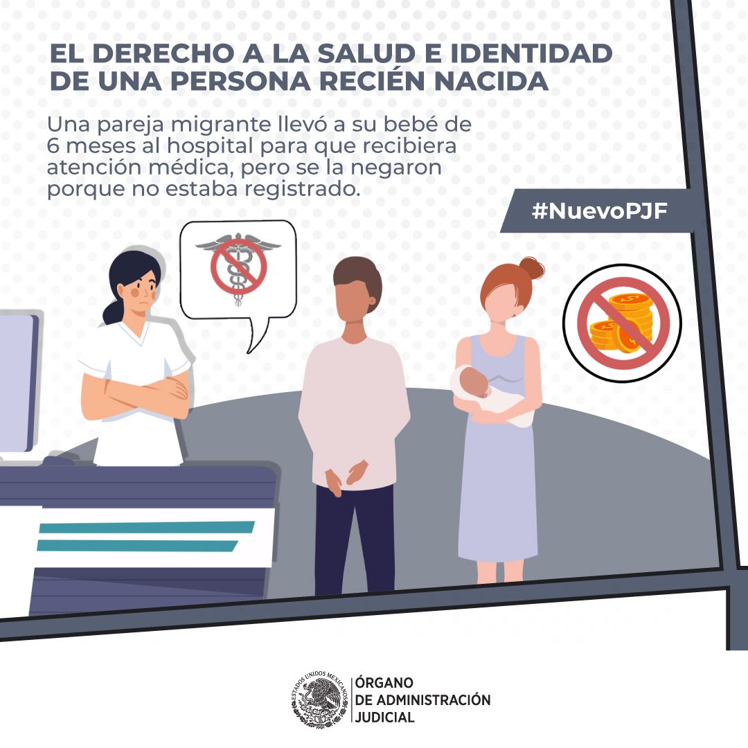 OAJ_Mex's tweet photo. #SentenciaEn1Minuto ⏰ | La justicia federal protegió el interés superior de la niñez al garantizar el derecho a la salud y a la identidad de un bebé, hijo de personas migrantes 👶⚖️

Conoce los detalles ➡️ https://t.co/BYyIBc73bt https://t.co/6h2iay8abV
