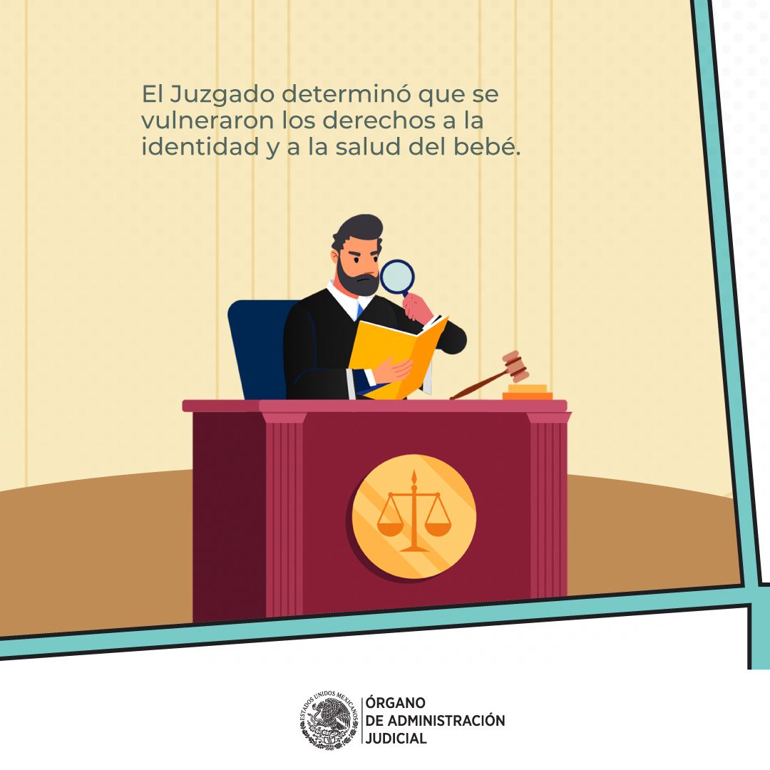 OAJ_Mex's tweet photo. #SentenciaEn1Minuto ⏰ | La justicia federal protegió el interés superior de la niñez al garantizar el derecho a la salud y a la identidad de un bebé, hijo de personas migrantes 👶⚖️

Conoce los detalles ➡️ https://t.co/BYyIBc73bt https://t.co/6h2iay8abV