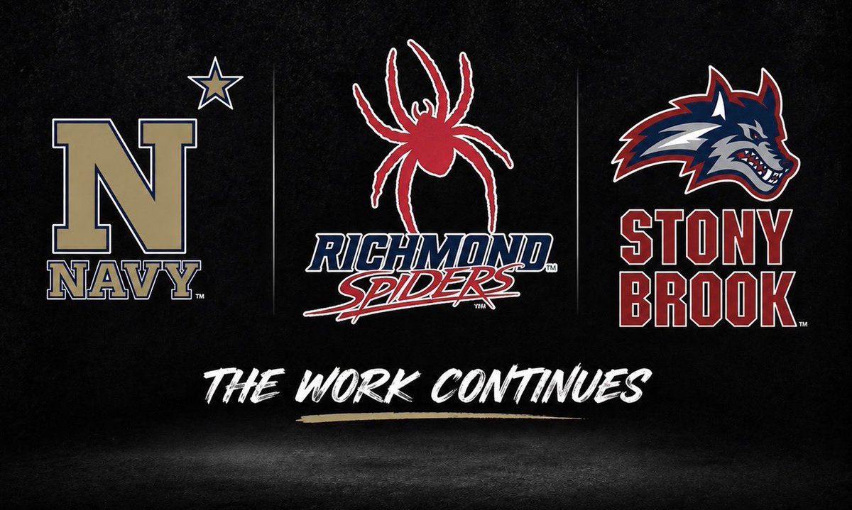 MikePrice_2027's tweet photo. Excited to connect with some great coaches over the last week. Thank you @CoachHamm17  @NavyCoachYo and @CoachWoodLB for taking the time to visit me at school. @NavyFB @URSpidersFB @StonyBrookFB 💪🏾 https://t.co/cBwzIQWY4g