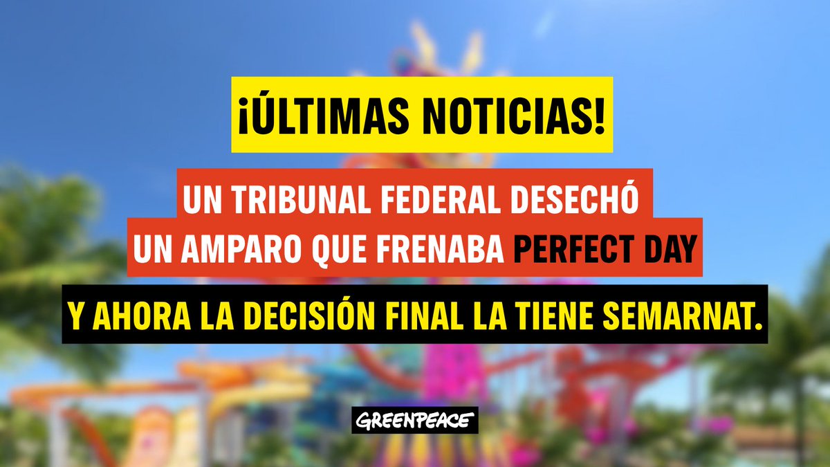 ⚠️ ¡Mahahual corre peligro!

👉 Un tribunal federal en Quintana Roo desechó un amparo contra el cambio en el Plan de Desarrollo Urbano de Mahahual, lo que elimina el principal obstáculo legal para que el proyecto #PerfectDay de Royal Caribbean sea realidad. ⚠️

1/5