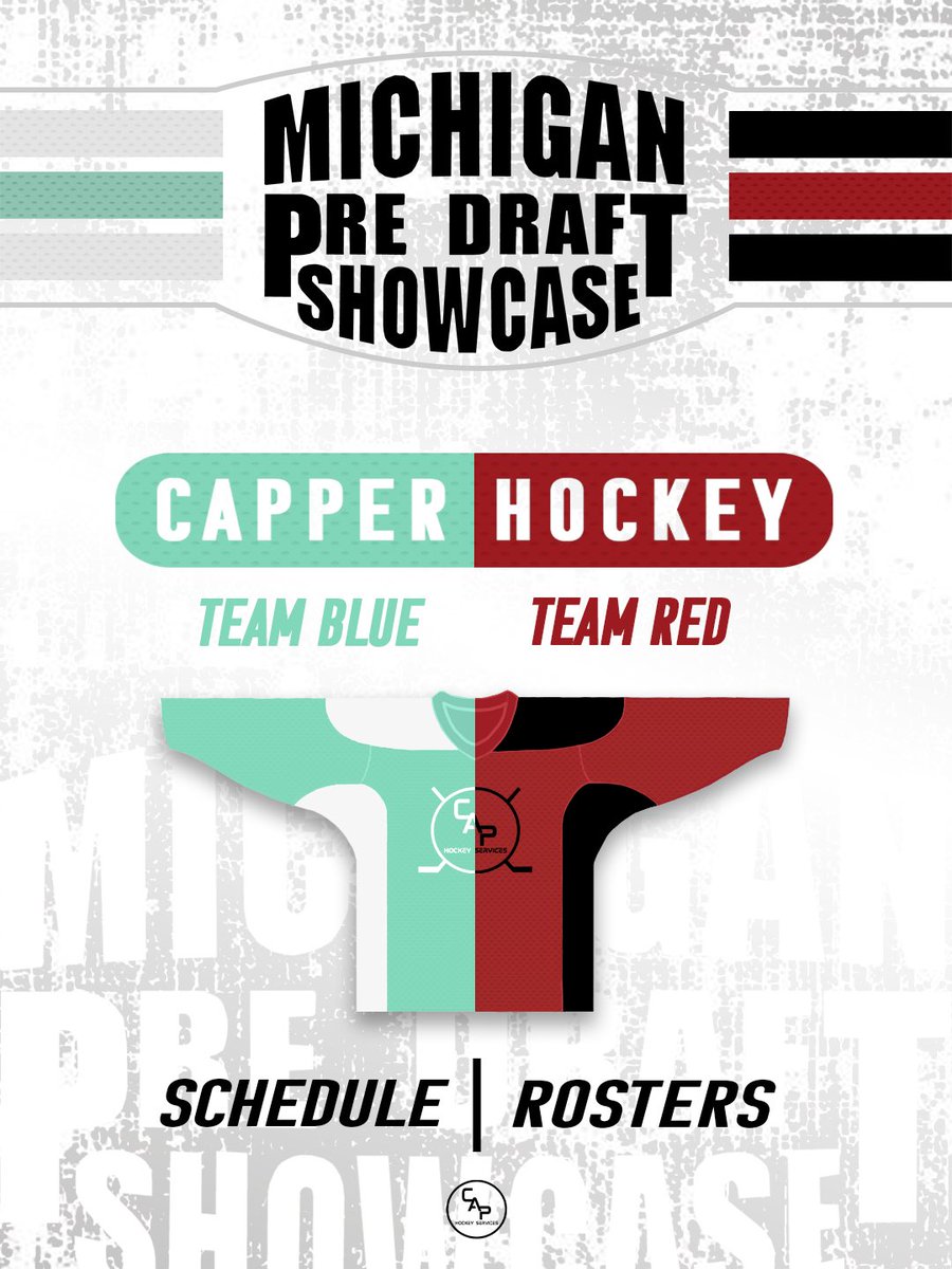 capperhockeyser's tweet photo. Capper hockey blue and red will be competing this weekend at the Michigan pre draft showcase. Looking forward to a great weekend https://t.co/fWI01zurLC