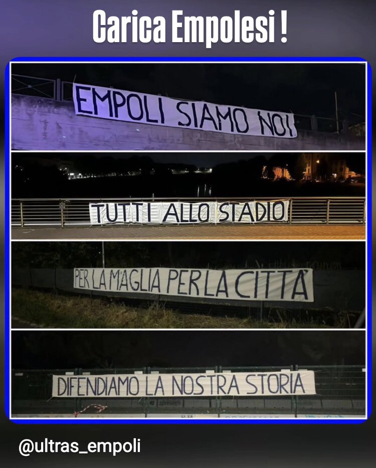 annalisase29121's tweet photo. Dal 1986 #EmpoliFC vanta 500 partite in serie A, 17 campionati: piccola città, settore giovanile invidiabile, società calcio seria.
Oggi pomeriggio una di quelle partite che valgono una storia, una città: tanti ricordi nei cuori di tutti noi.
Come on Blues🤍💙
#EmpoliAvellino https://t.co/ewVcgAh4kV