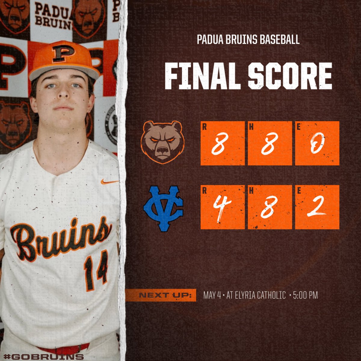 Padua Bruins Baseball tweet media