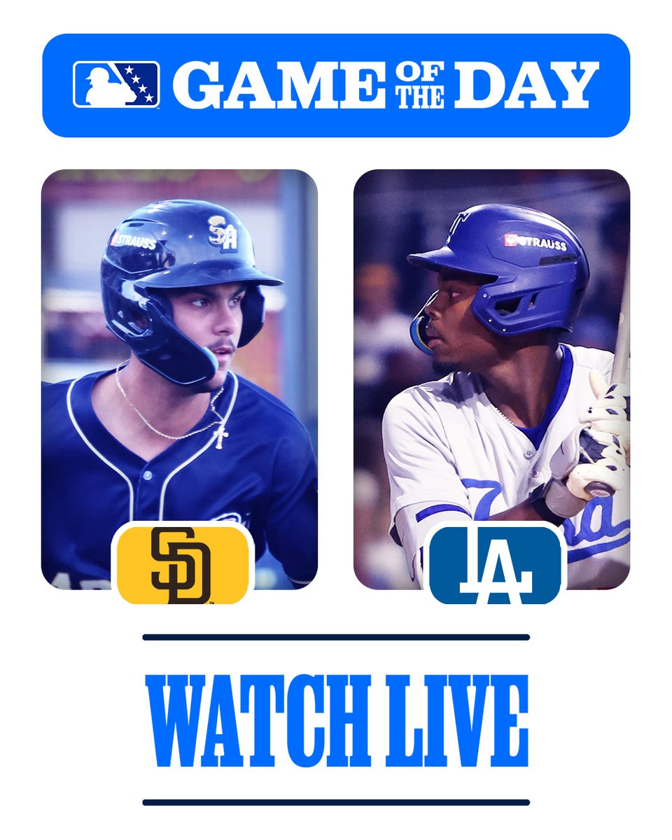 MiLB's tweet image. Ethan Salas.
Josue De Paula.

#Padres and #Dodgers prospects get a taste of the future NL West rivalry at Double-A.

Watch the action NOW: atmlb.com/4bVNI5J