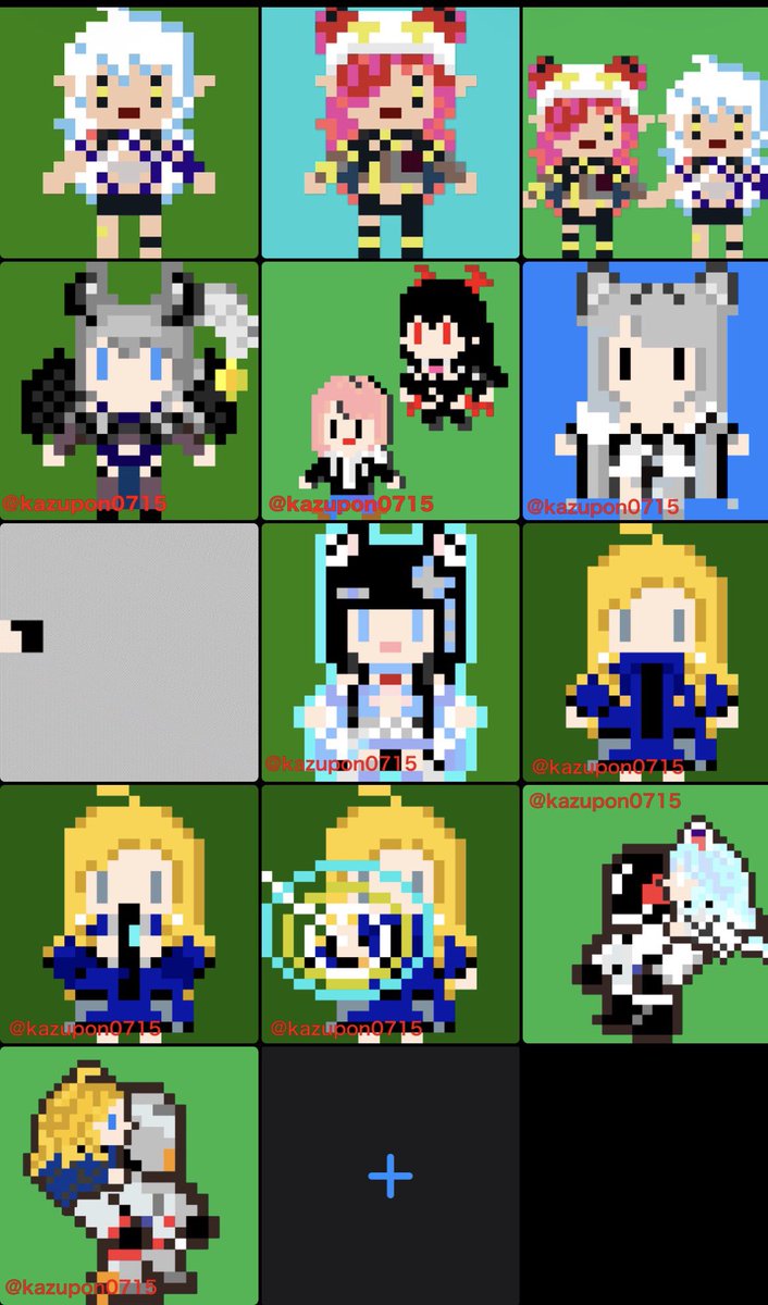 kazupon0715's tweet image. 2026年4月に描いたドット絵
 #ドット絵  #Pixelart