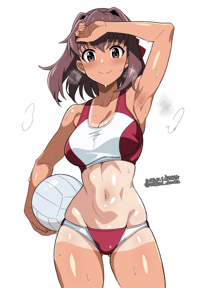 ラクガキおじさんの朝は早い。

おはこんがりビーチバレー妙ちゃん。
香ばしいですね。 