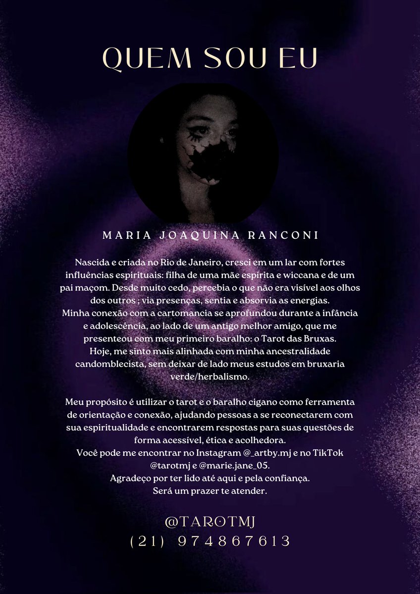 MJ | tarot das bruxas • valor acessível tweet media