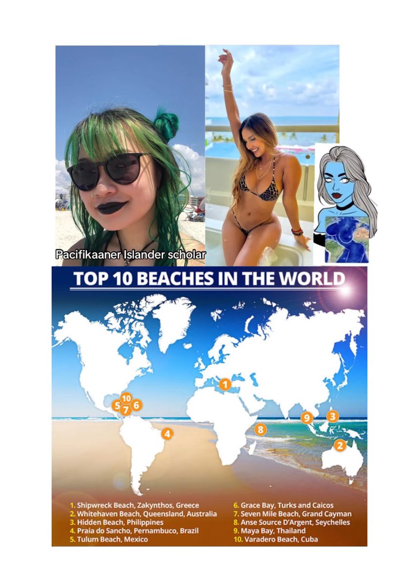 pacifikaaner's tweet image. Top 10 beaches in the world #geography #map #maps #mapper #mapping #cartography #fact #facts #interestingfacts #interesting #fyp #meme #memes #dankmemes #dailymemes