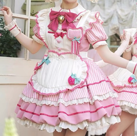 いちご様ご確認用♡可愛いバラメモ(✿^‿^)ゆめかわ系♥♯535 いちごメイドコンプリートセット💖