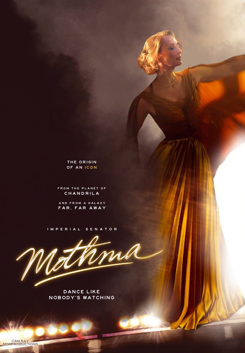 camray's tweet image. “MOTHMA 2” is moving ahead with preproduction after exploding like a Death Star at the box office!

#StarWars #swtwt #MichaelMovie