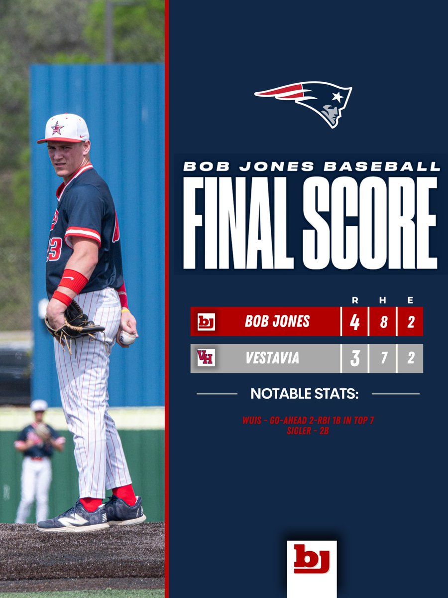 Bob Jones Baseball tweet media