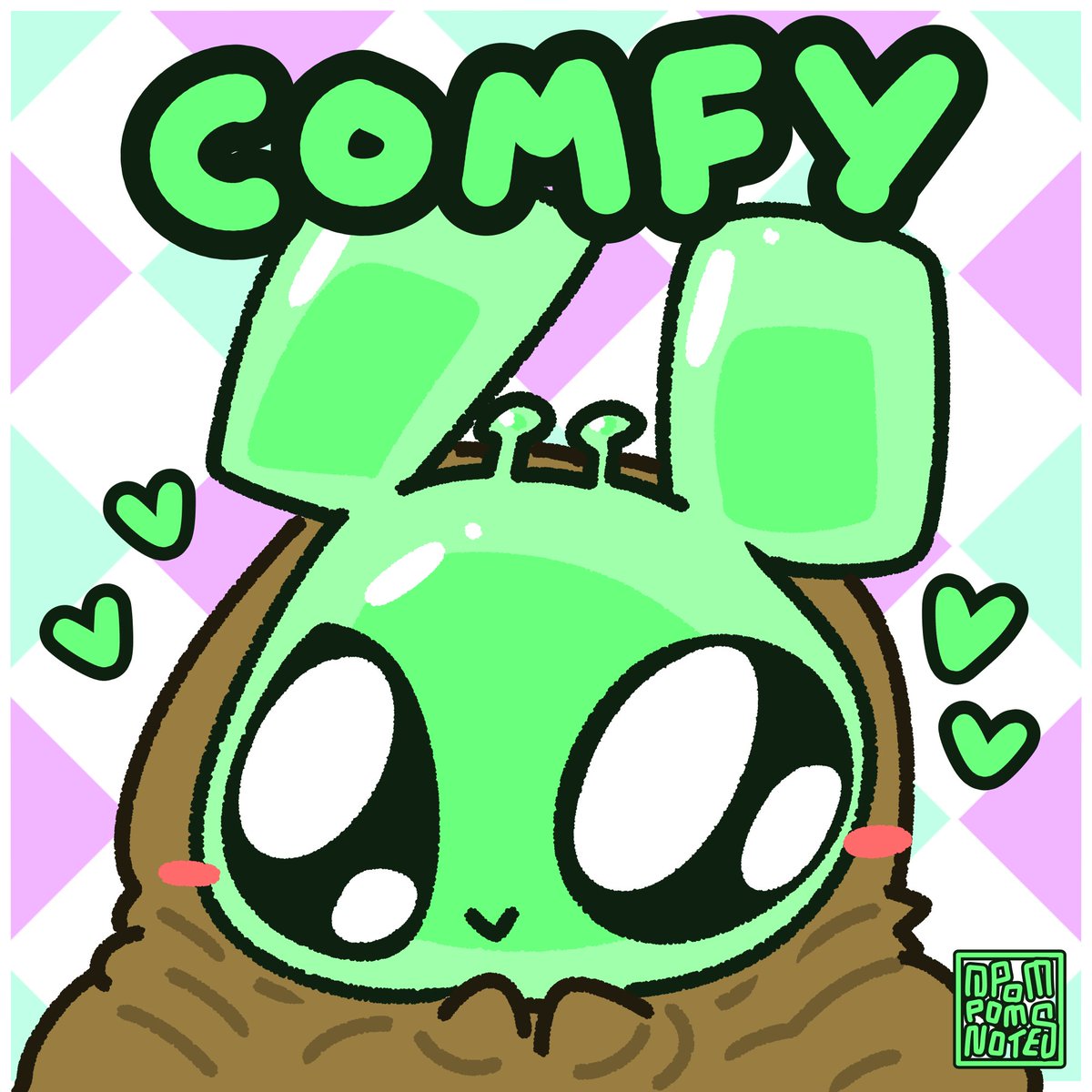 Comfy alien!! 👽💕 

#Digitalart #OC #Silly
