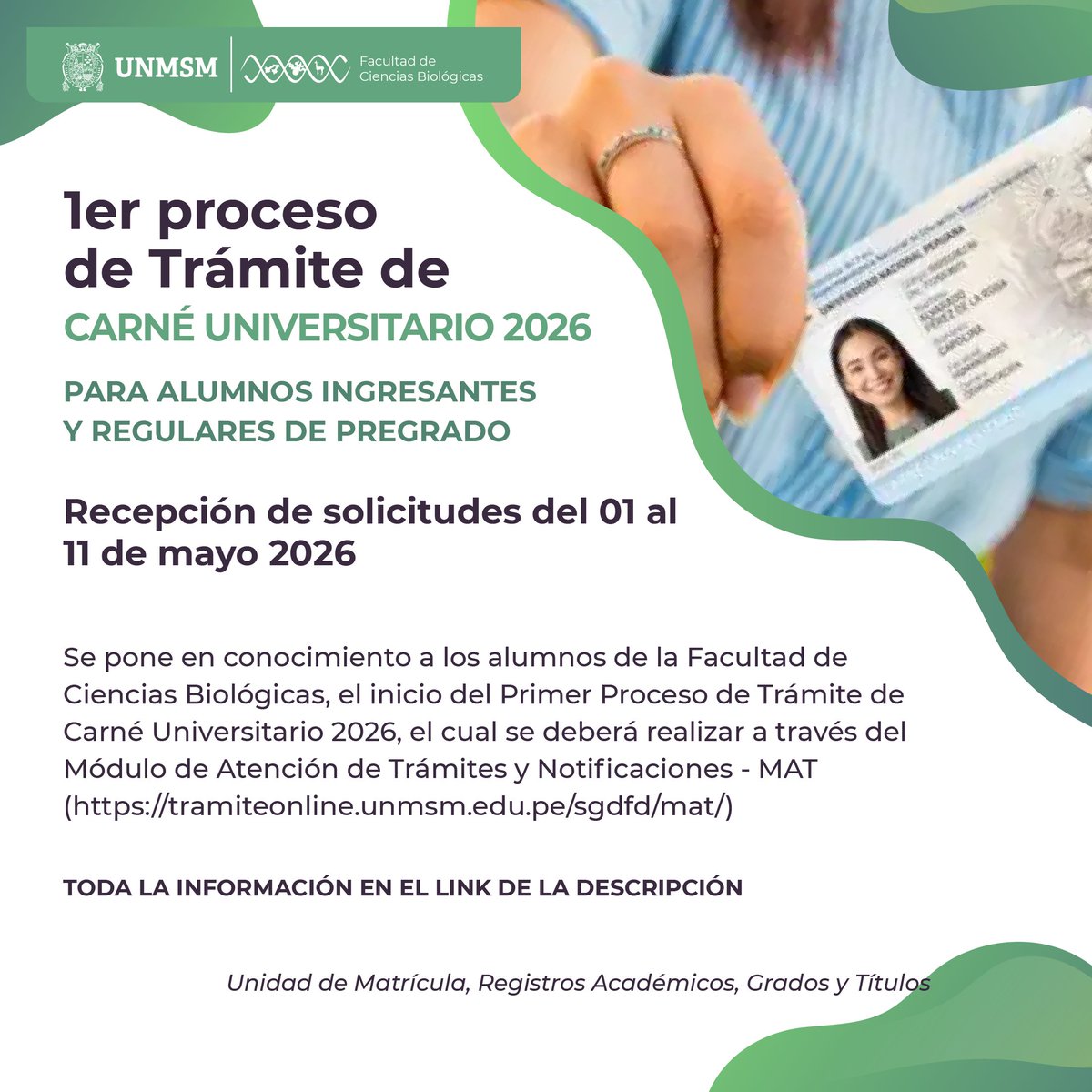 Ciencias Biológicas - UNMSM tweet media