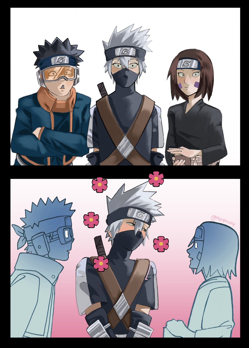 Kakashi become a Jōnin 
#Gikk #Gaikaka