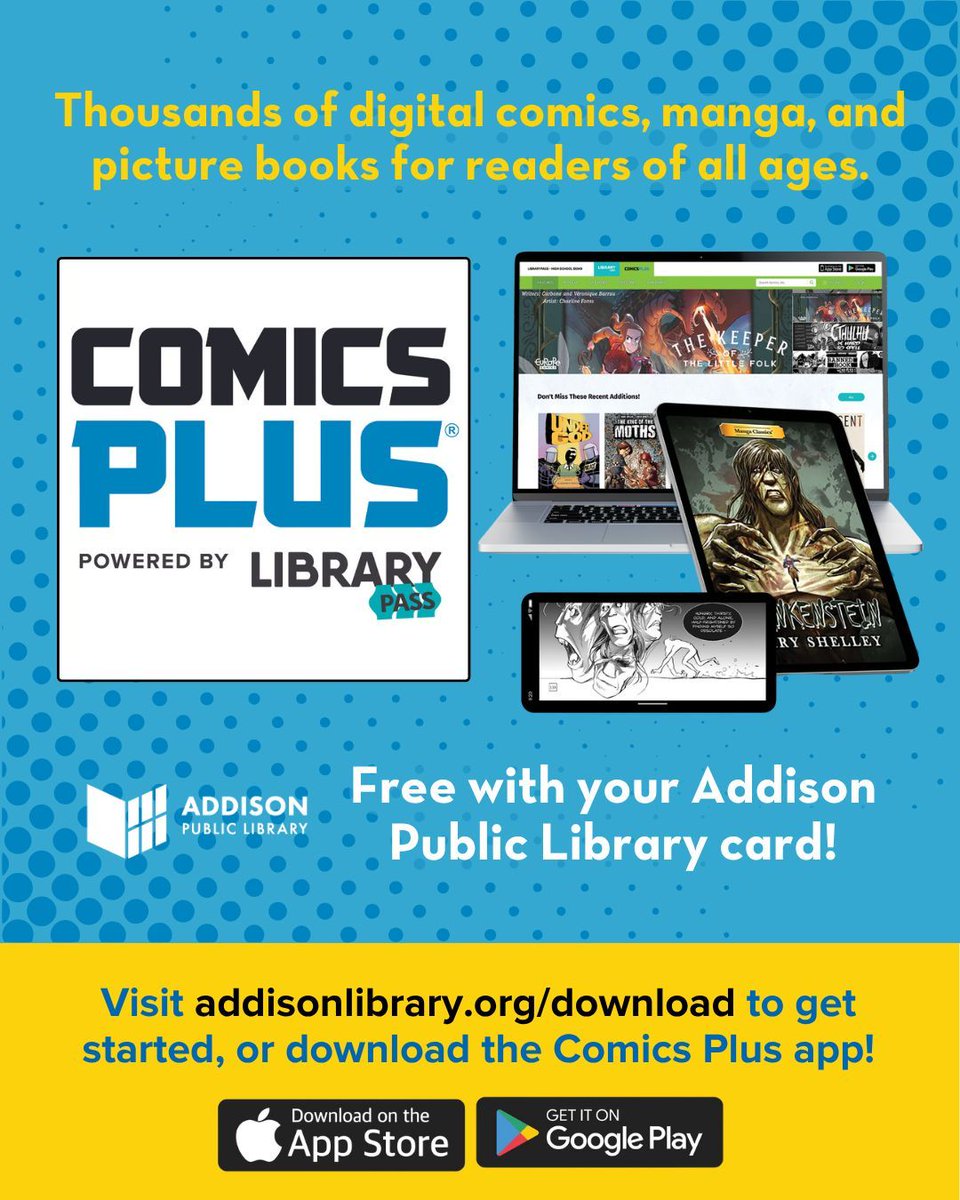 Addison Public Library tweet media