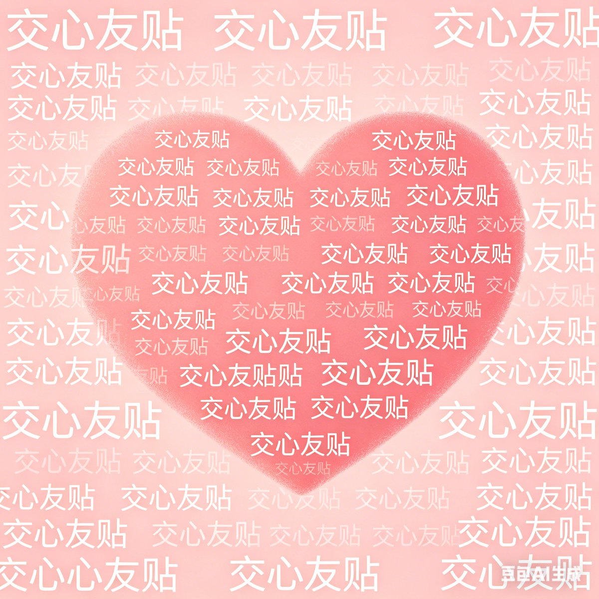 交心友贴 tweet media