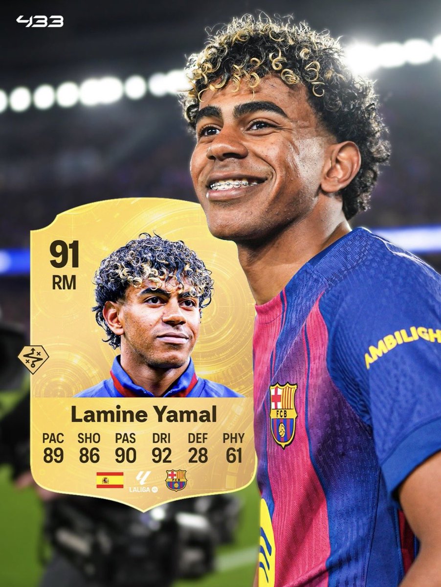 AccessYamal's tweet image. 📸 | Lamine Yamal on FC27. 🤯🔥