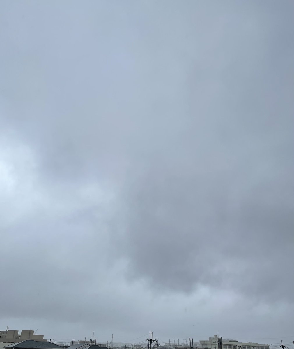 おはようございます☔️
16.7℃

真っ白だけど☔️止む予報