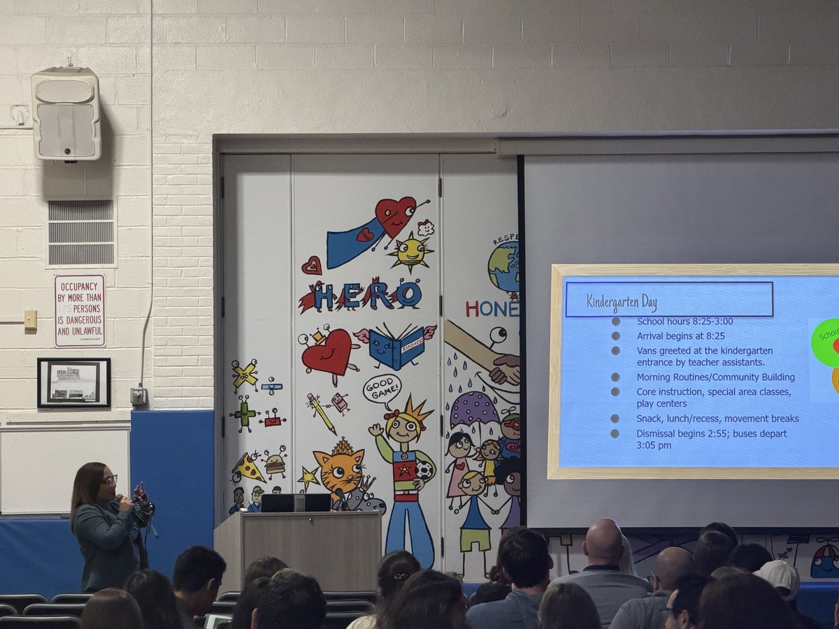 ReannaFulton's tweet image. Great turn out for kindergarten orientation @CSHGHPrimary Increased kindergarten enrollment for next year is a great thing! #kindergarten #ColdSpringHarbor
