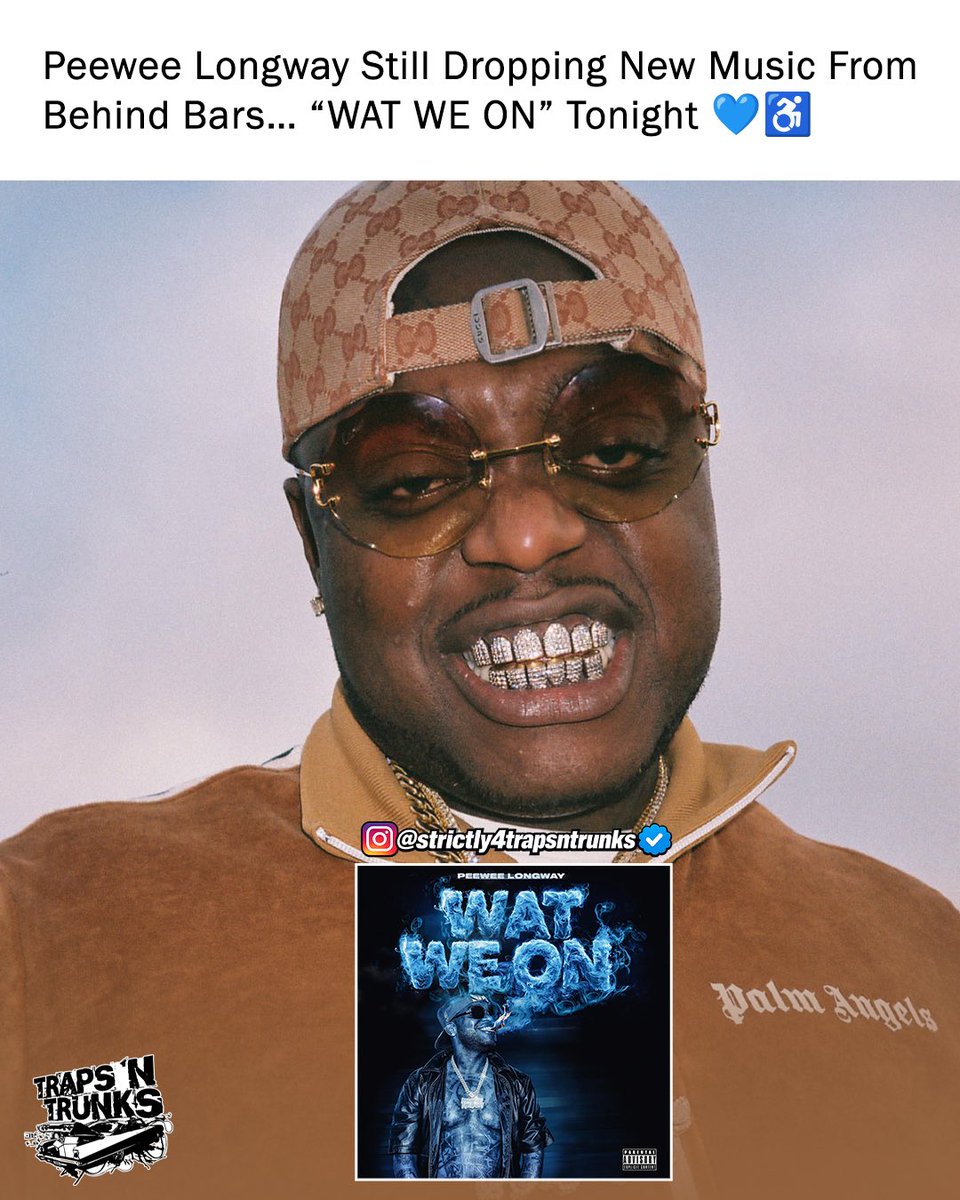 Peewee Longway just checked in with fans saying he’s dropping a new single + video “WAT WE ON” tonight at midnight 👀🔥 even while locked up, he still keeping motion going and feeding the streets. 💙

Reports say Longway is currently dealing with a federal case and could be