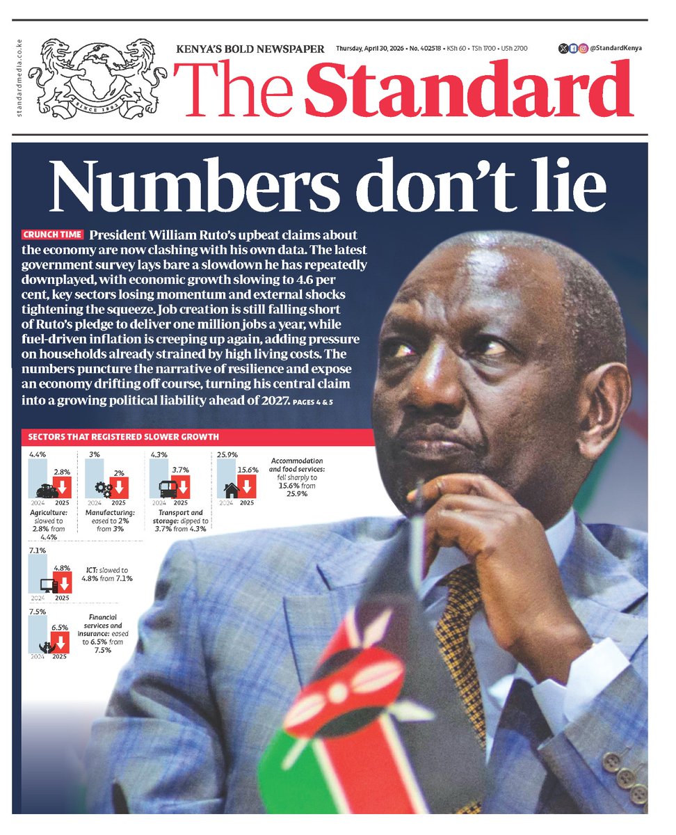 nyanducha's tweet image. Thursday newspaper headlines.

Thursday, 30th April 2026.

Contact #Victorock #Kenya on 0706357055 or info@victorockkenya.com for #Ubibot soil, temperature &amp;amp; humidity IoT #sensors, #Sophos firewalls, #Cisco #Meraki firewalls &amp;amp; switches.

#ePaper #Gazeti #Ruto #SHA #Bomet #Sifuna