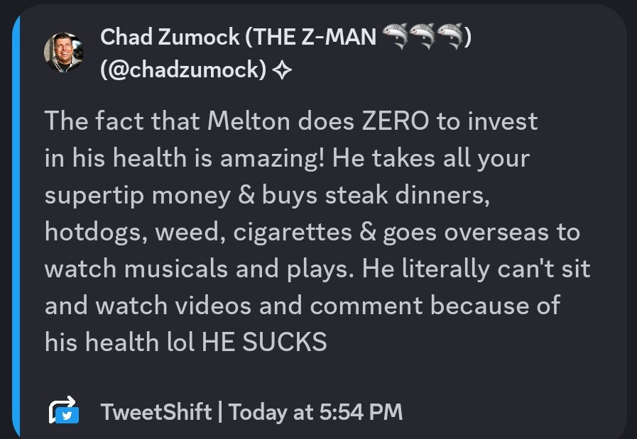 Chad's Deleted Tweets tweet media
