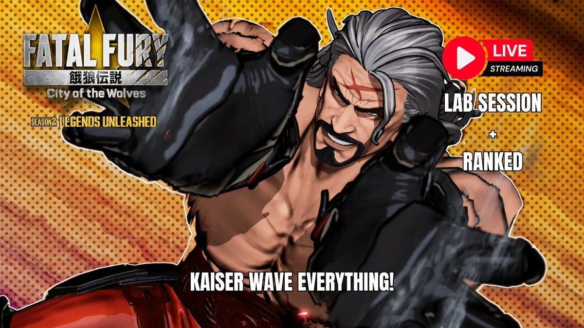 Headset2Audio's tweet image. Wolfgang Krauser training day 👑

Lab work first. Ranked second.
Pressure, confirms, control.

Fatal Fury: City of the Wolves grind continues.
Stream: youtube.com/watch?v=uZMSXx… 

#FatalFury #CityOfTheWolves #FGC #SNK