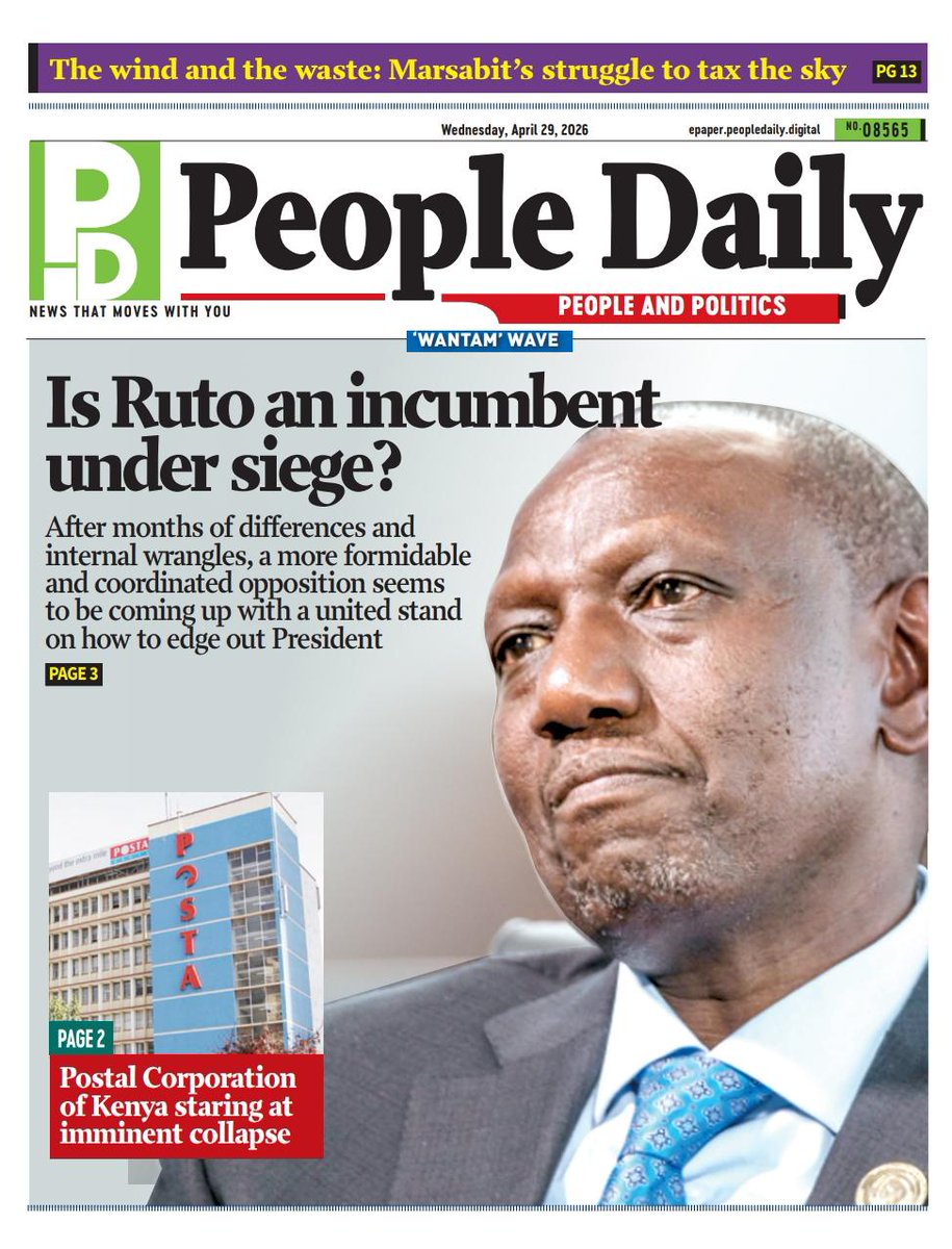nyanducha's tweet image. Wednesday's newspaper headlines.

Wednesday, 29th April 2026

Contact #Victorock #Kenya on 0706357055 or info@victorockkenya.com for #Ubibot soil, temperature &amp;amp; humidity IoT #sensors, #Sophos firewalls, #Cisco #Meraki firewalls &amp;amp; switches.

#ePaper #Gazeti #Kirinyaga #Kazi #Kisii