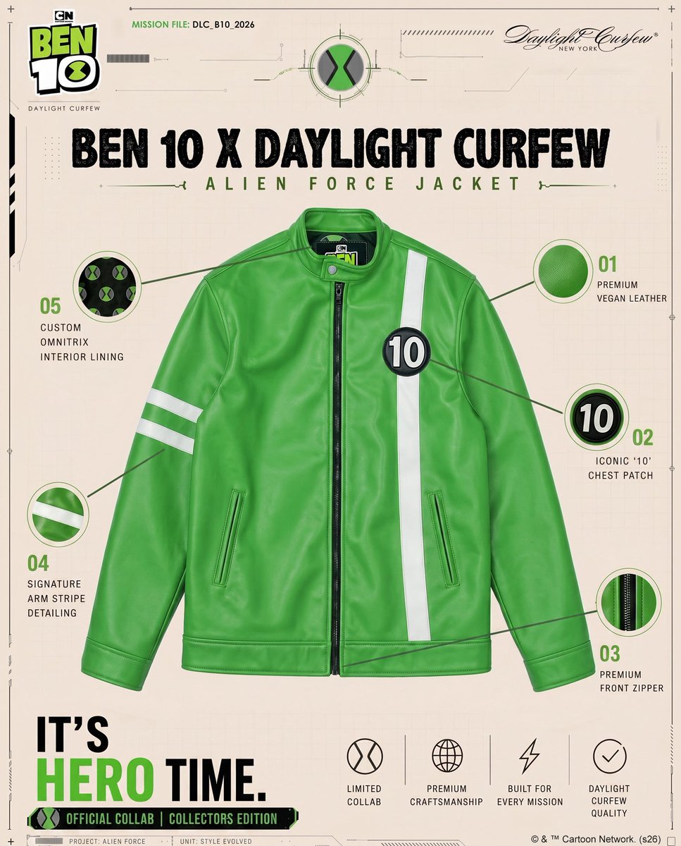 The Alien Force Jacket No. 03 is available now! Ships mid July Via ...