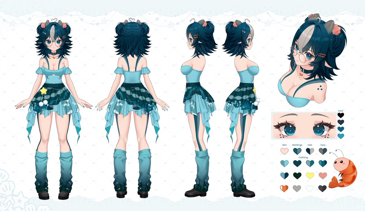 My official model art is finally here !! Absolutely so beautiful <3 
credit: <a href="/Blossomrry_/">Blossomrry / VGEN</a>