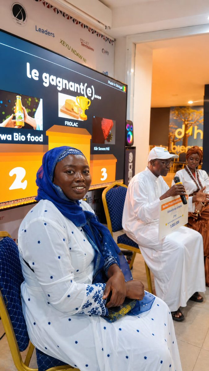 LomediaCom's tweet photo. Plébiscité par le public : 750 votes et sacré 2e Meilleur Produit Made in Sénégal 
Grâce au soutien constant de sa communauté, AwA Bio Foods franchit une étape importante dans son développement. La marque a en effet décroché la première place au vote du public, avec 750 voix sur https://t.co/G6F4nFfUQd
