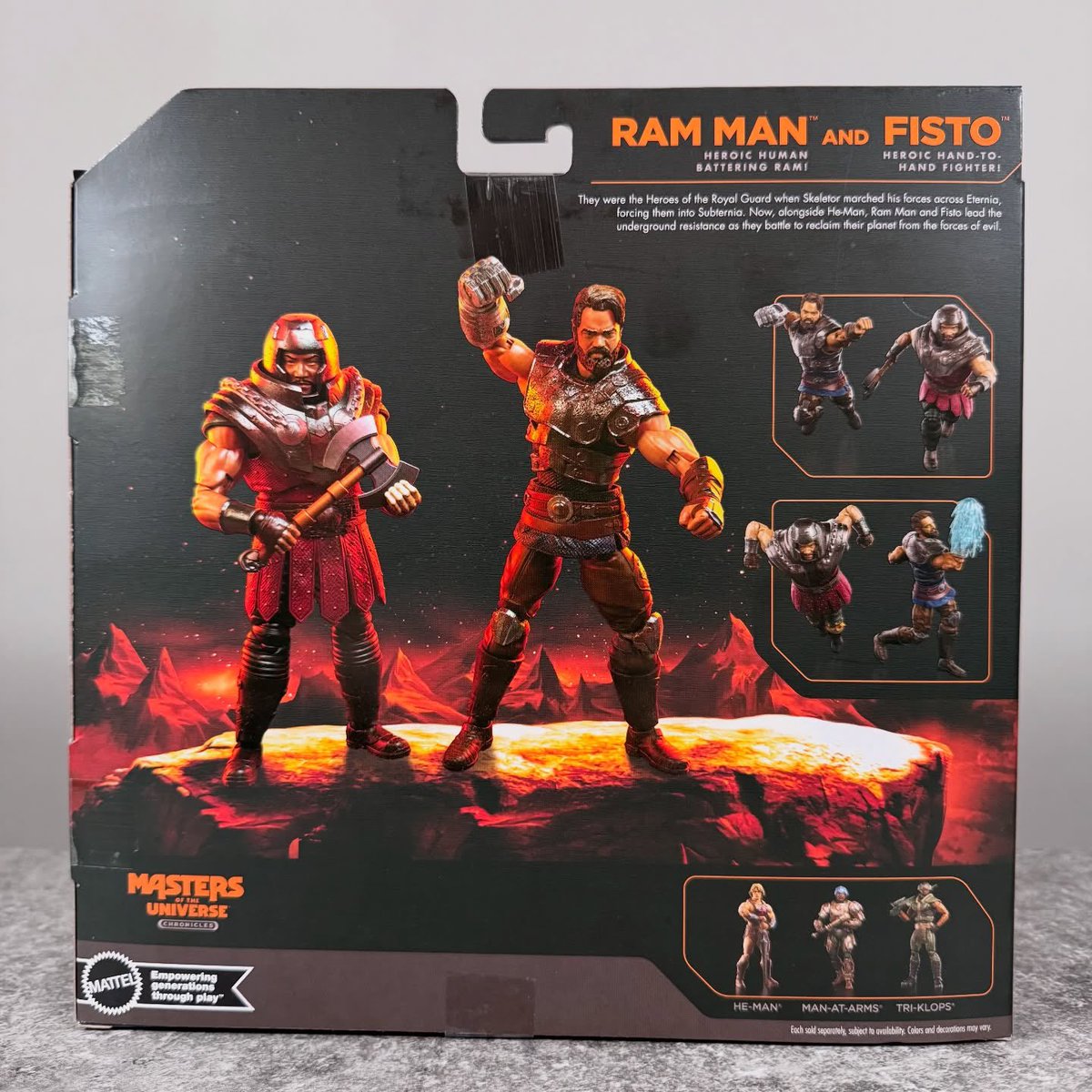 InPursuitofToys's tweet image. Masters of the Universe Chronicles Ram Man &amp;amp; Fisto Movie 2-pack (Amazon Exclusive). 

#mastersoftheuniverse #motu #heman #inpursuitoftoys