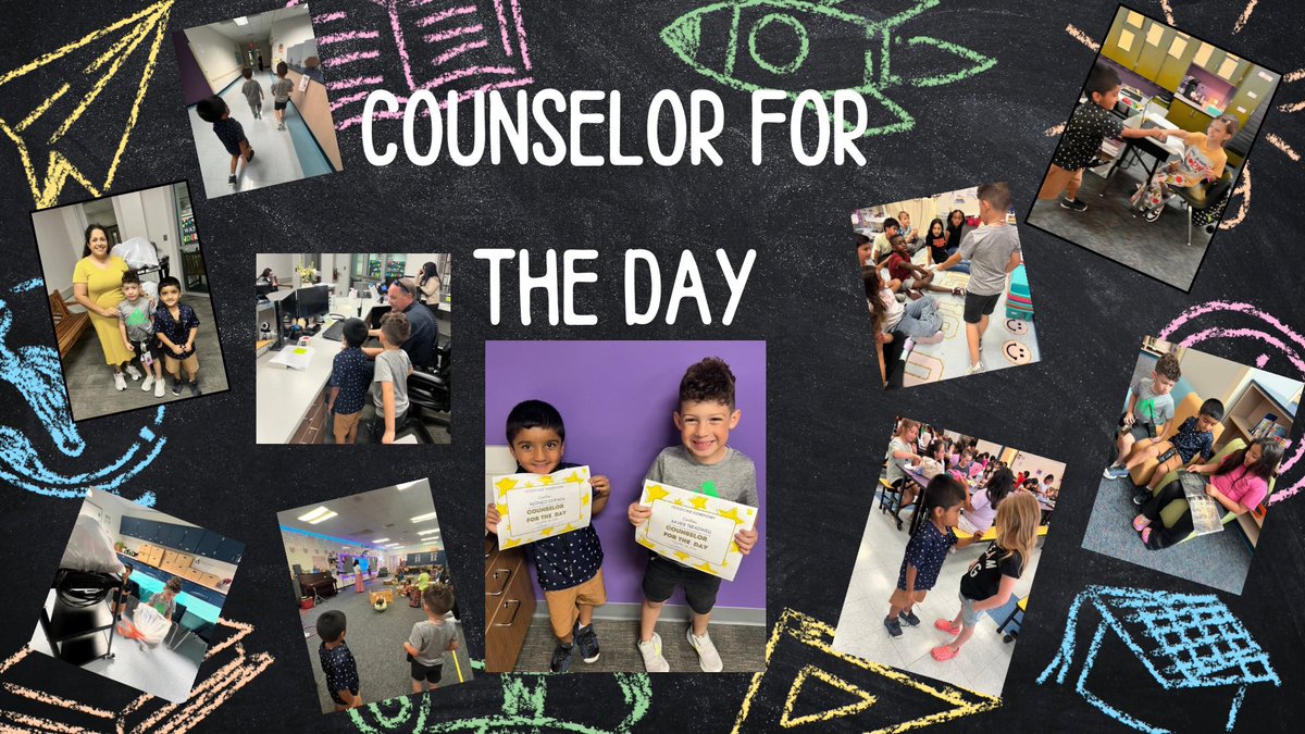Zavalacaring's tweet photo. Students got to be counselor for the day! #elementarycounselor @hoodcase97 @AlvinISD https://t.co/oAcbYdvnS8