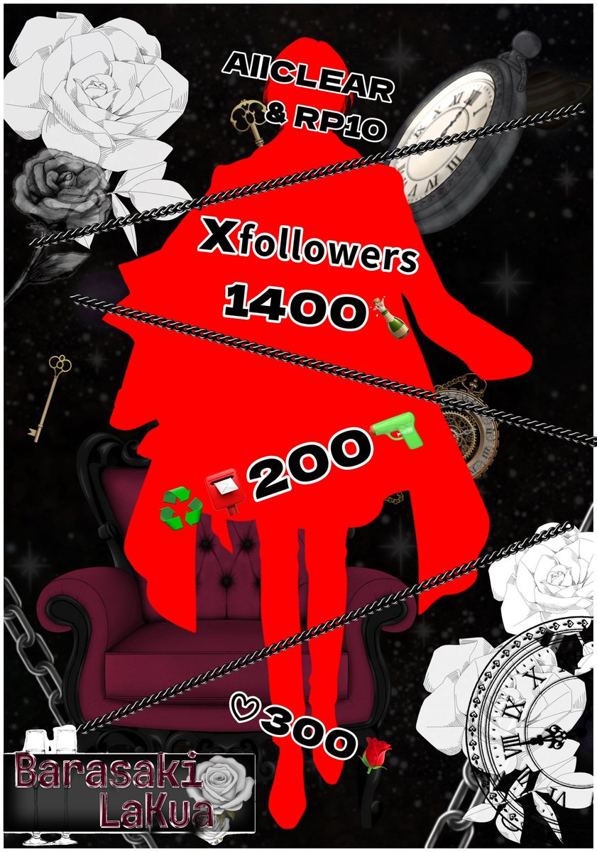 薔薇咲 ラクア🔫🌹立ち絵公開チャレなう tweet media