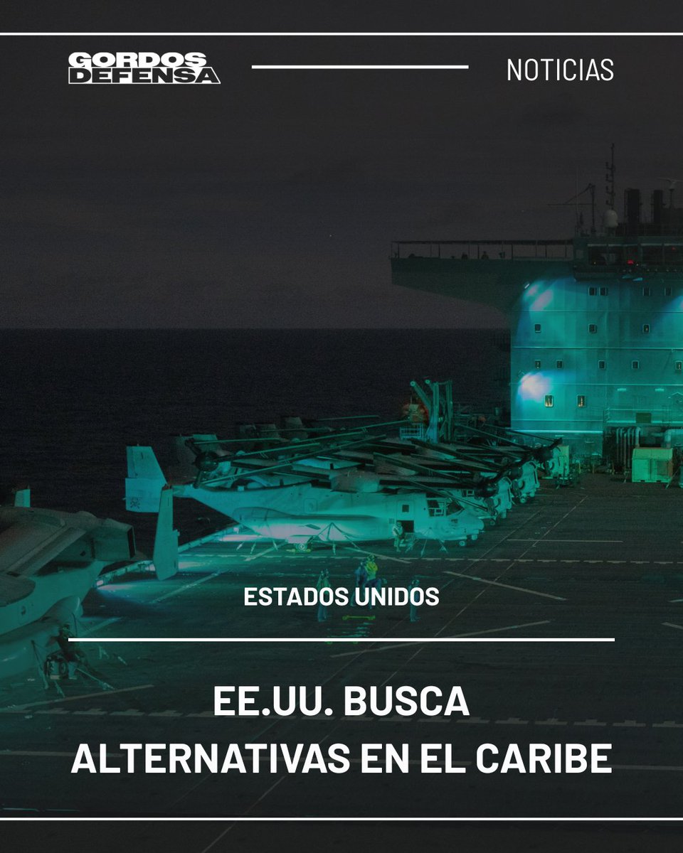 🇺🇸 | EE.UU. BUSCA ALTERNATIVAS EN EL CARIBE

El Cuerpo de Marines no tiene relevo para el 22° MEU en SOUTHCOM. Usarán ESB y EPF como alternativa. 

➡️ Leé el artículo completo en nuestro sitio web: gordosdefensa.com/crisis-buques-…