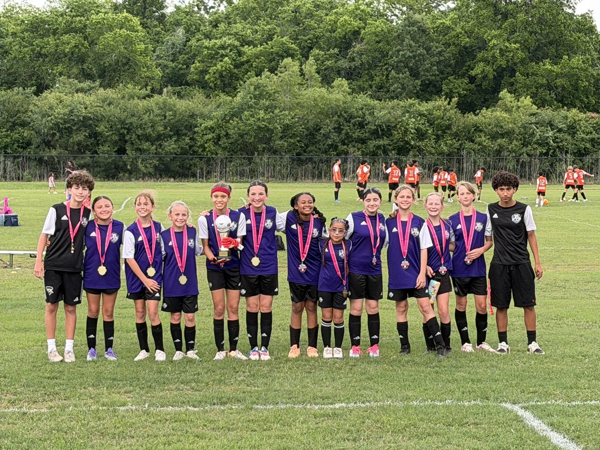 sloan_coach's tweet image. Purple Flames win the 10U championship on PK’s! GREAT job by all the girls! I LOVE watching my girls compete and play. #GirlDad