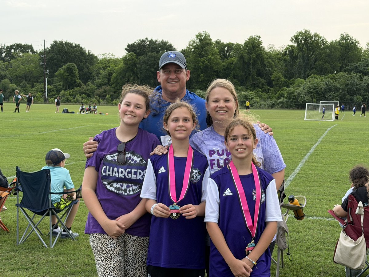 sloan_coach's tweet image. Purple Flames win the 10U championship on PK’s! GREAT job by all the girls! I LOVE watching my girls compete and play. #GirlDad