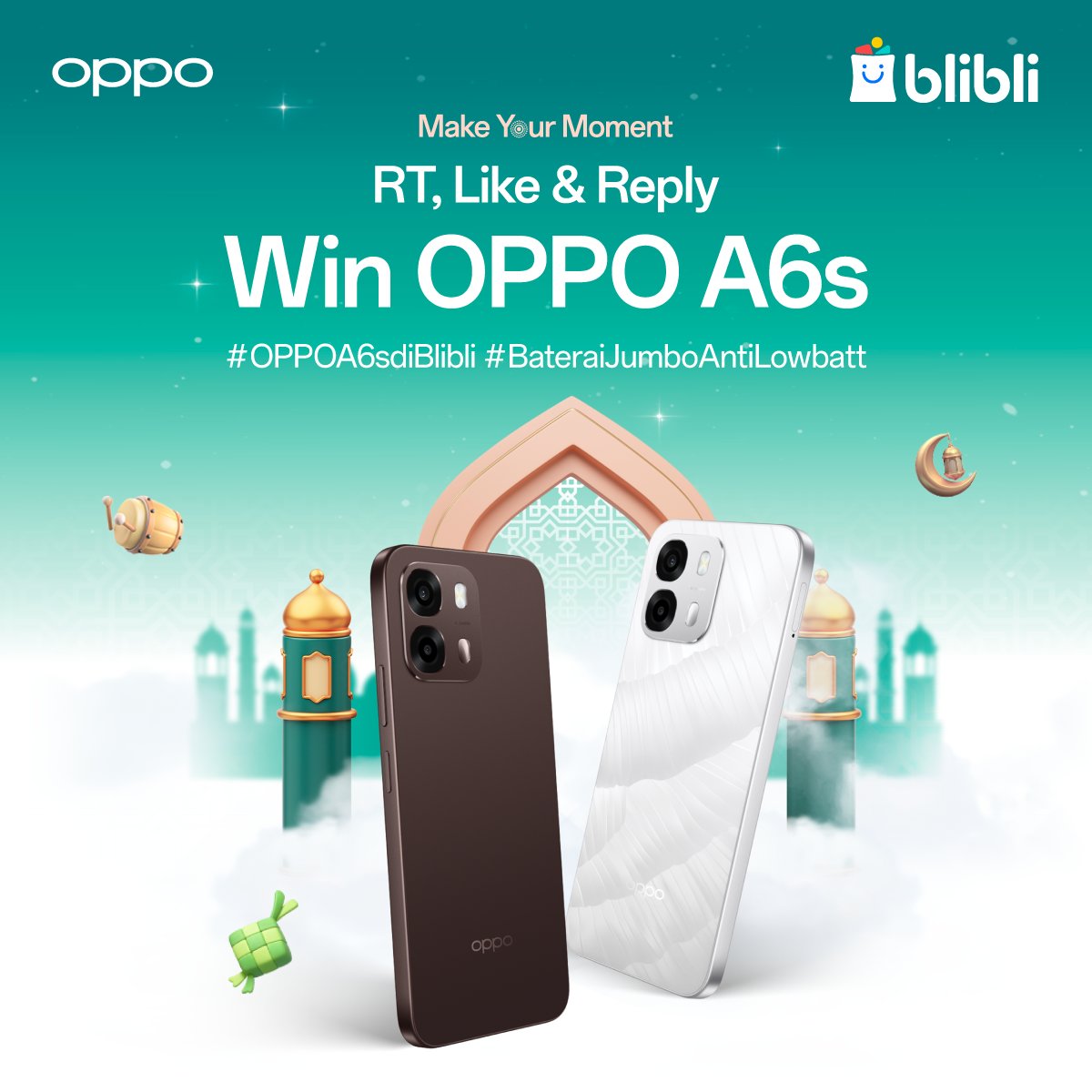 elfathan26_AR's tweet photo. Alhamdulillah hadiahnya sudah diterima @bliblidotcom @OPPOIndonesia Sukses selalu 💙 Terimakasih banyakk https://t.co/R8h7TFv4Lp