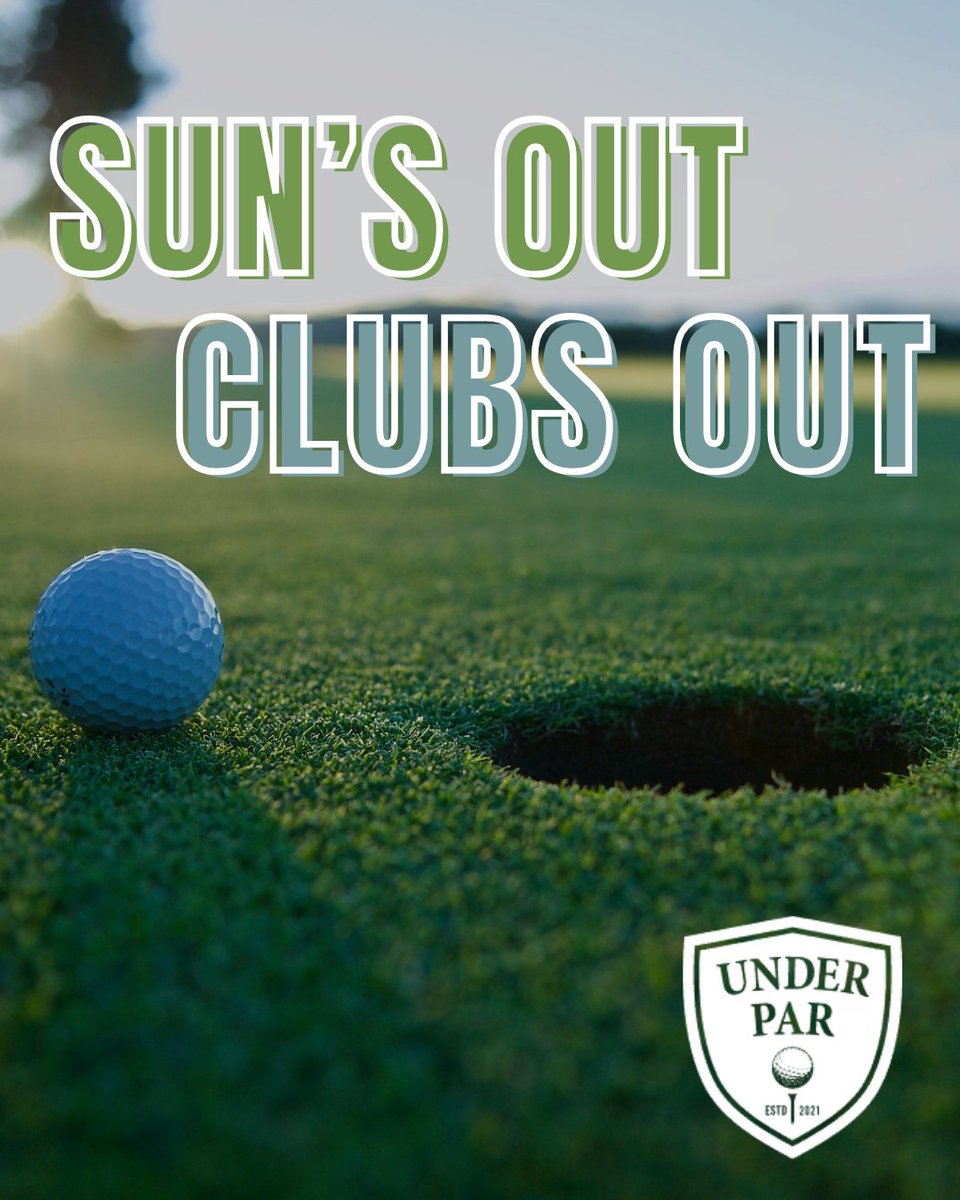 UnderParMkg's tweet photo. ☀️ Sun’s Out, Clubs Out ⛳
Longer days, warmer temps, and more reasons to get your swings in. Whether you’re dialing in your game or just having fun, there’s no better time to hit the bay.
Book today: https://t.co/MdZ4s70q4U https://t.co/Eed162tU5g